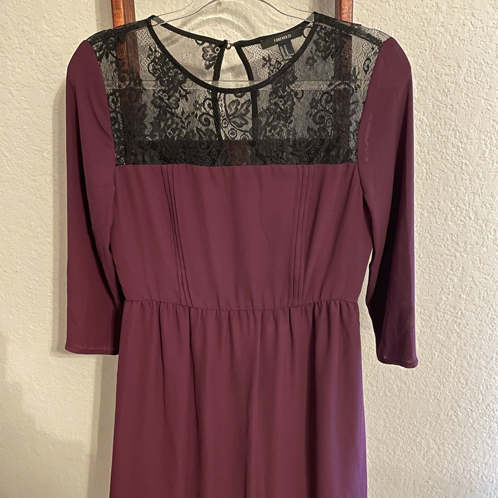 Maroon Dress